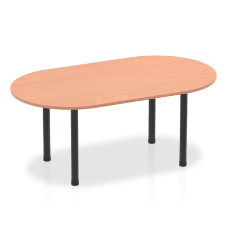 impulse boardroom table with post leg