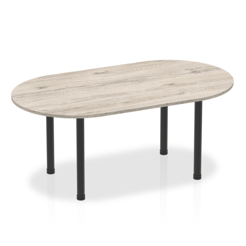 impulse boardroom table with post leg
