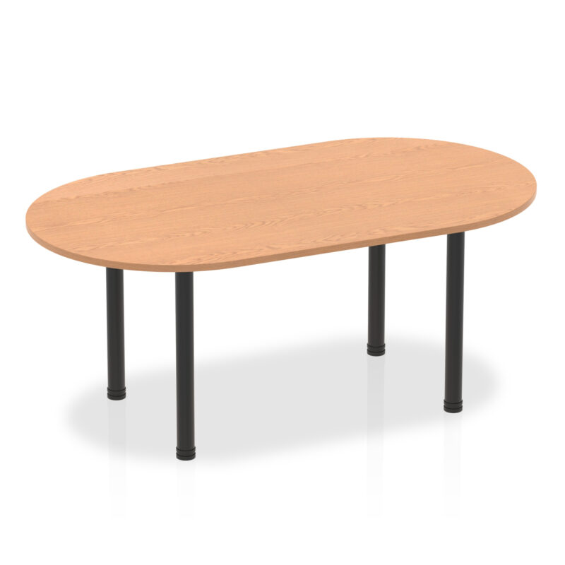 impulse boardroom table with post leg