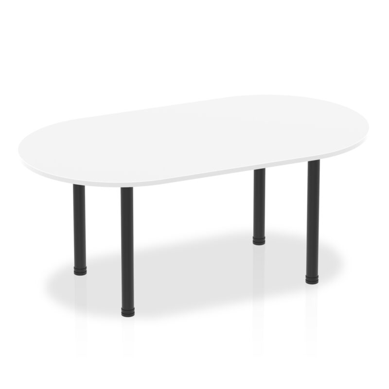 impulse boardroom table with post leg