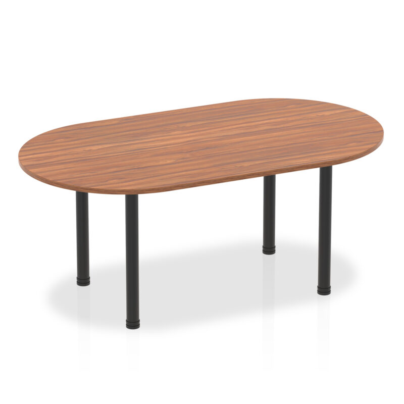 impulse boardroom table with post leg