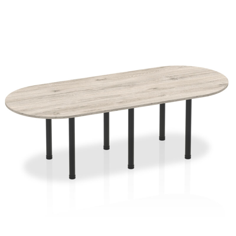 impulse boardroom table with post leg