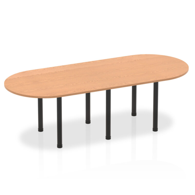 impulse boardroom table with post leg
