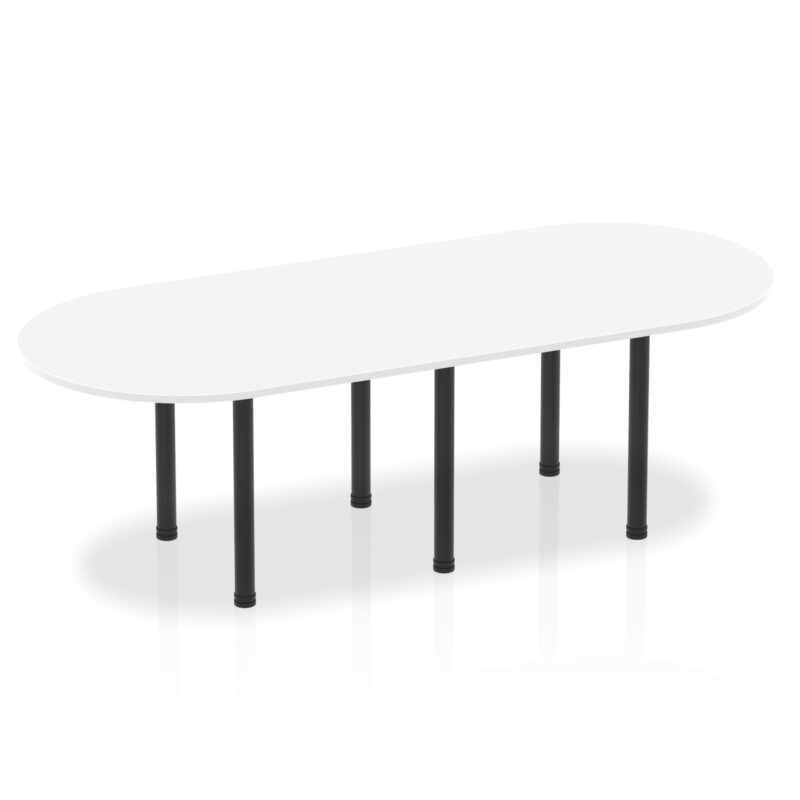 impulse boardroom table with post leg