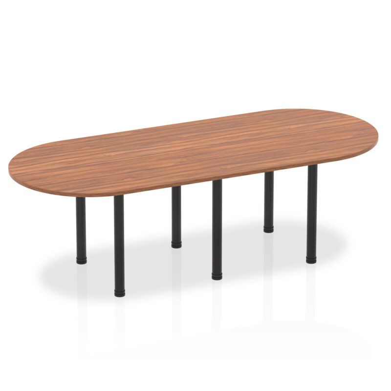 impulse boardroom table with post leg