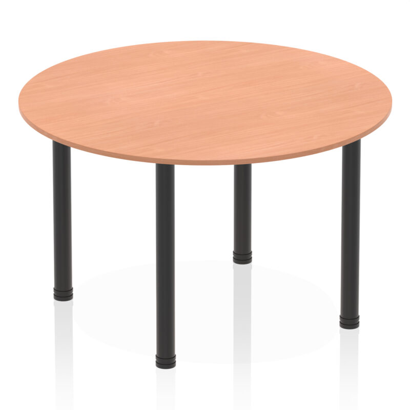 impulse round table with post leg