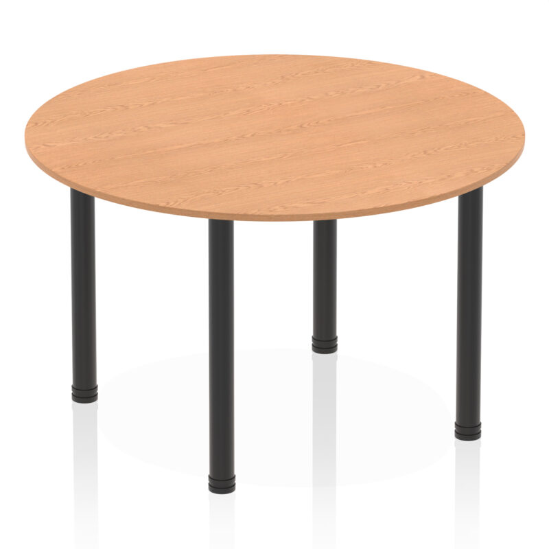 impulse round table with post leg