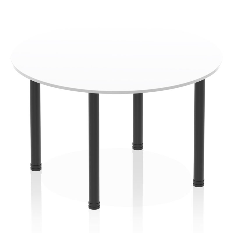 impulse round table with post leg