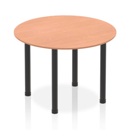 impulse round table with post leg