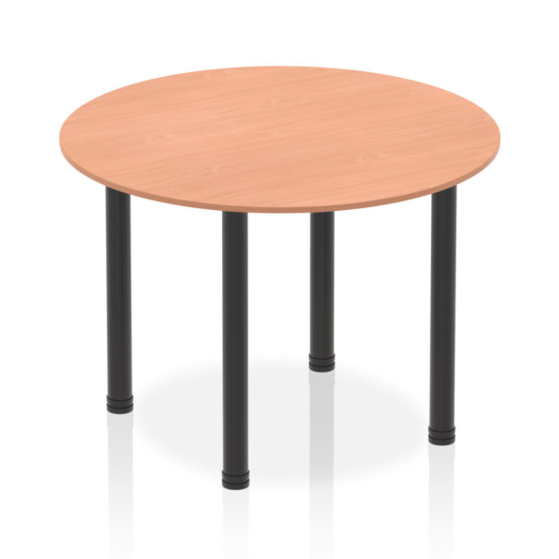 impulse round table with post leg