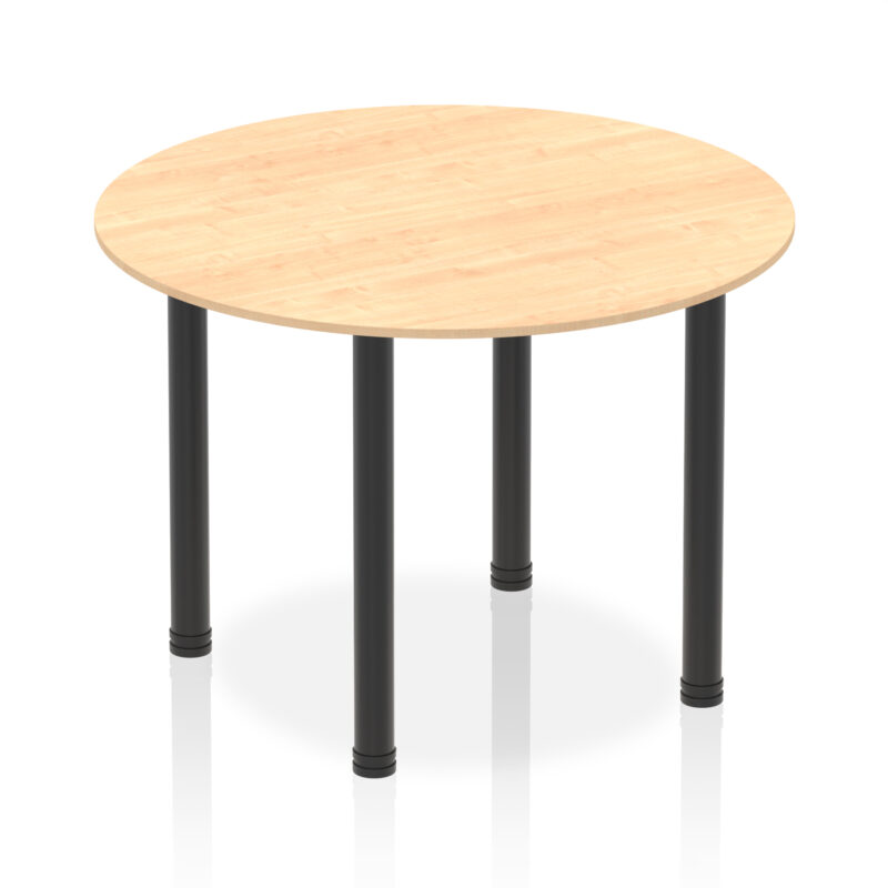 impulse round table with post leg