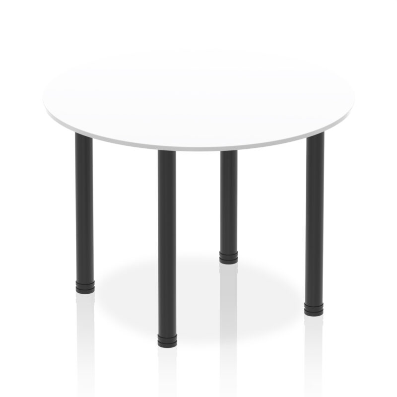impulse round table with post leg