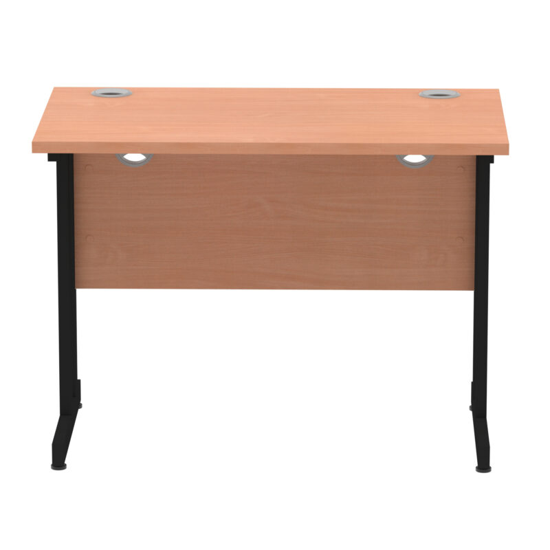 impulse 1000mm slimline desk cantilever leg