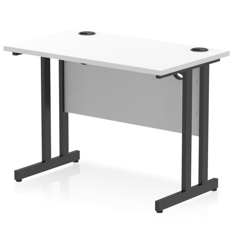 impulse 1000mm slimline desk cantilever leg
