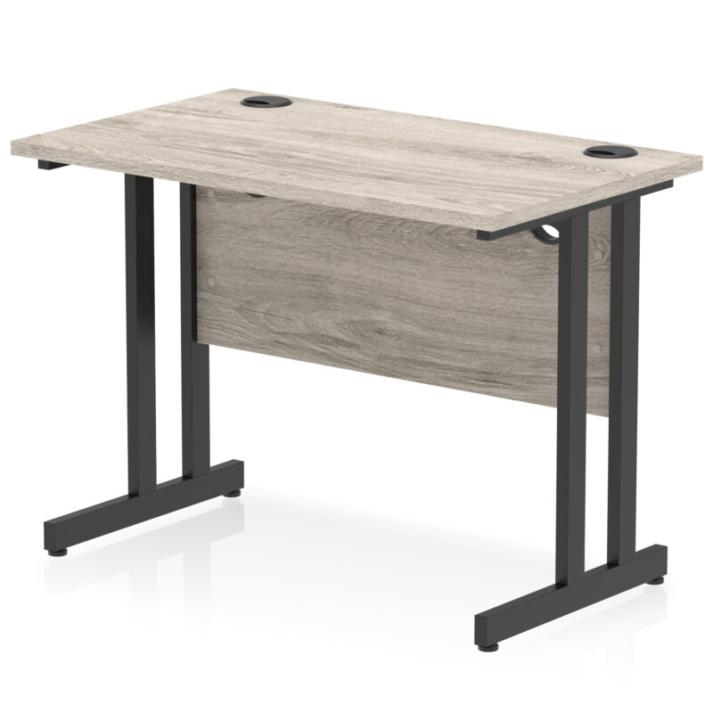 impulse 1000mm slimline desk cantilever leg