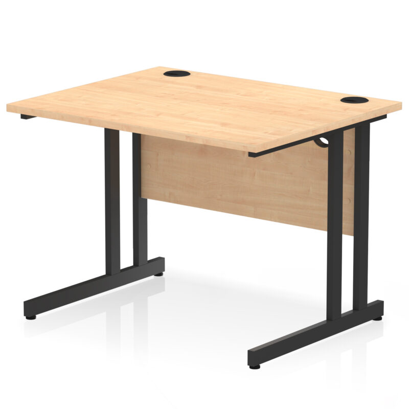 impulse 1000mm straight desk cantilever leg