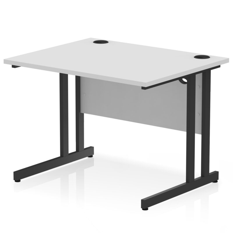 impulse 1000mm straight desk cantilever leg