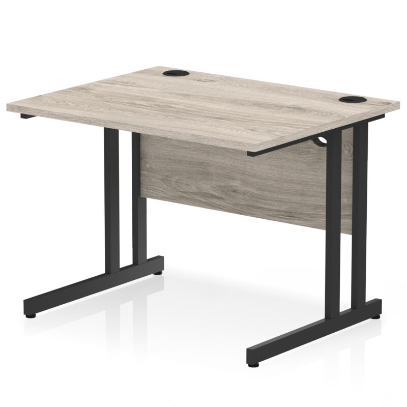 impulse 1000mm straight desk cantilever leg