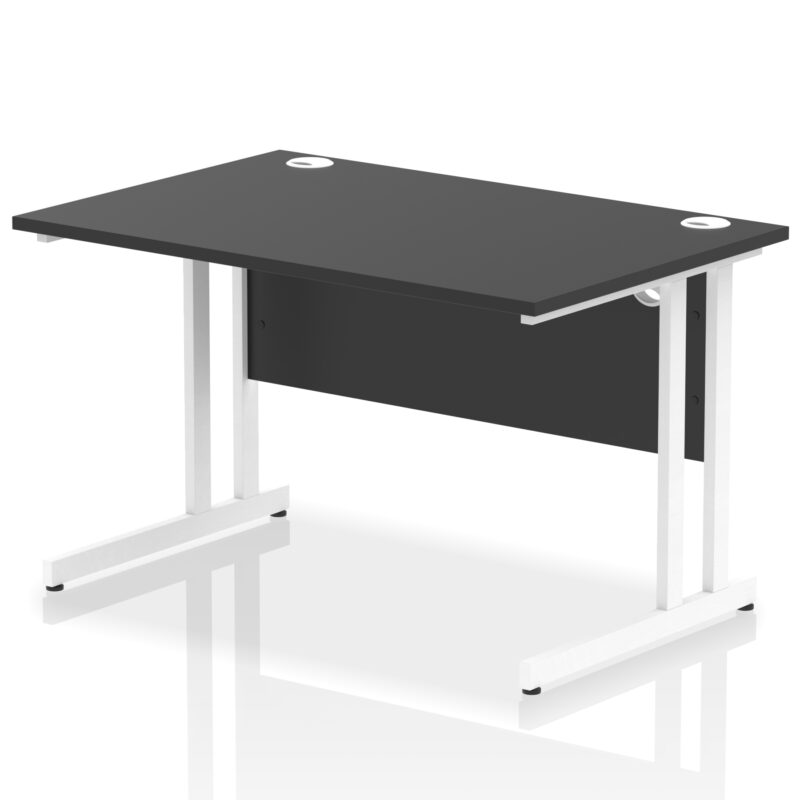 impulse 1200mm straight desk cantilever leg