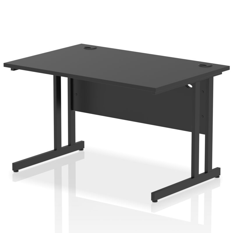 impulse 1200mm straight desk cantilever leg