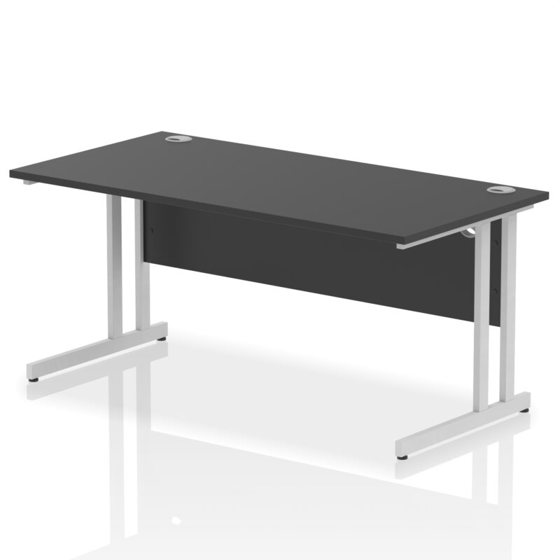 impulse 1600mm straight desk cantilever leg
