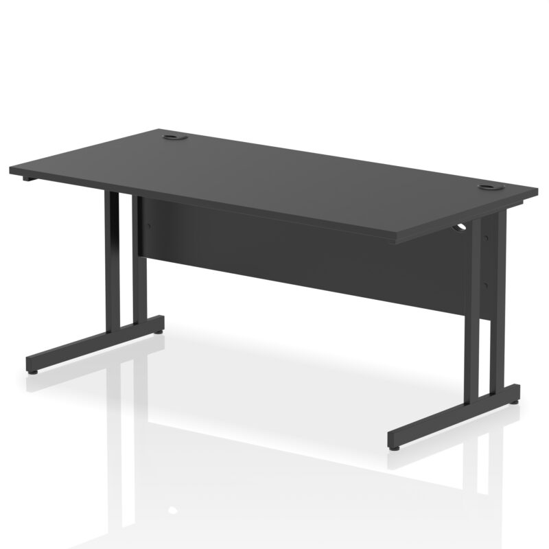 impulse 1600mm straight desk cantilever leg