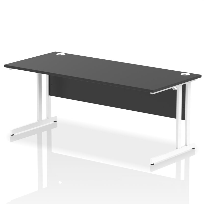 impulse 1800mm straight desk cantilever leg