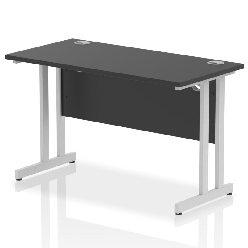 impulse 1200mm slimline desk cantilever leg