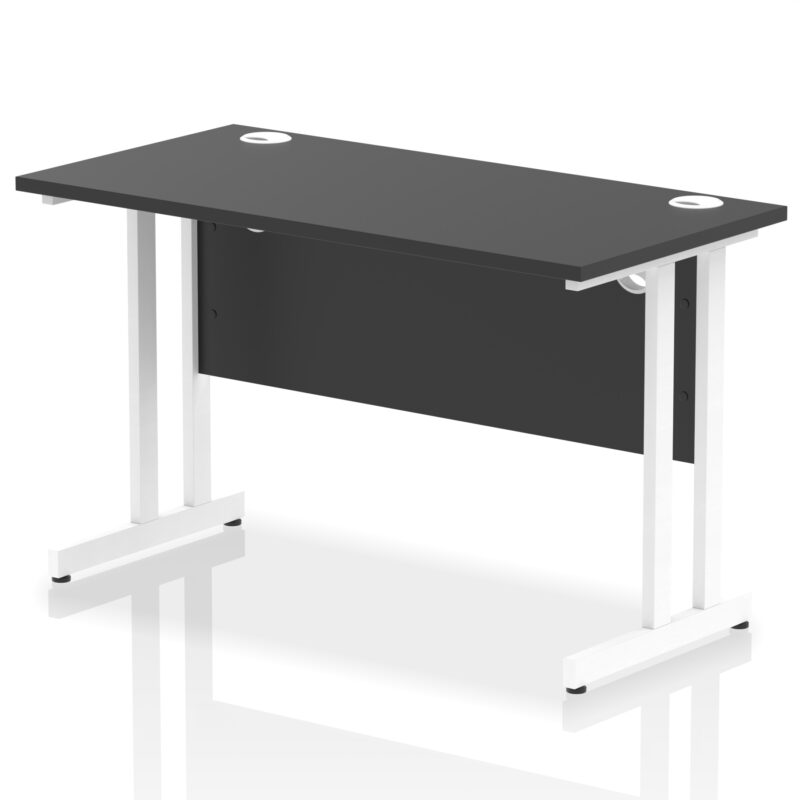 impulse 1200mm slimline desk cantilever leg