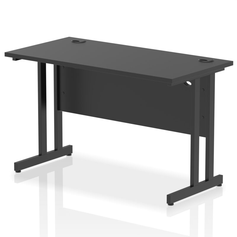 impulse 1200mm slimline desk cantilever leg