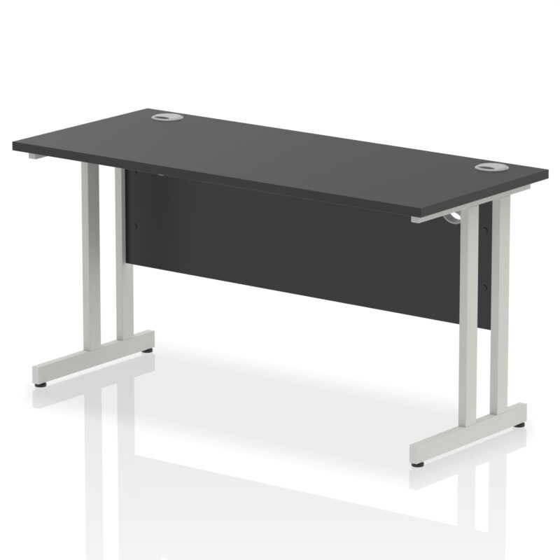impulse 1400mm slimline desk cantilever leg