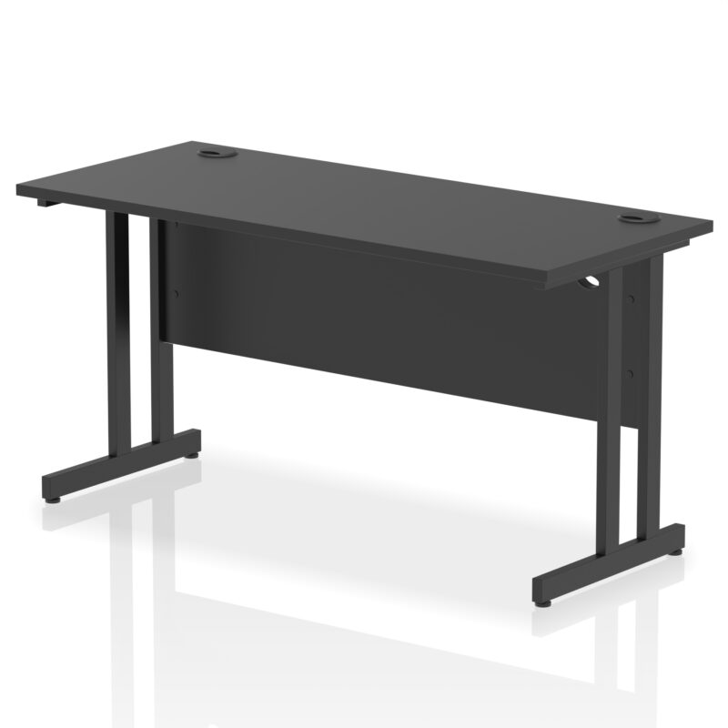 impulse 1400mm slimline desk cantilever leg