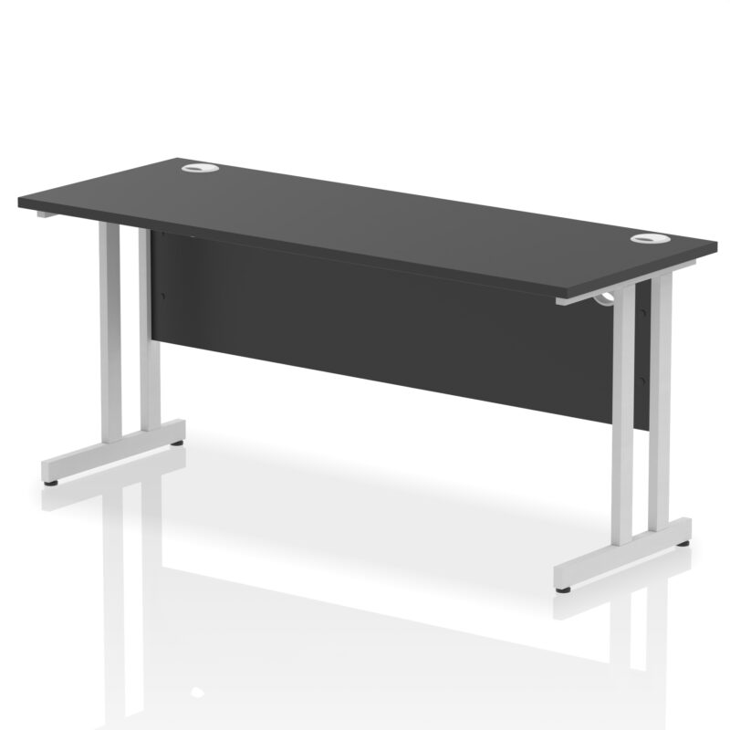 impulse 1600mm slimline desk cantilever leg