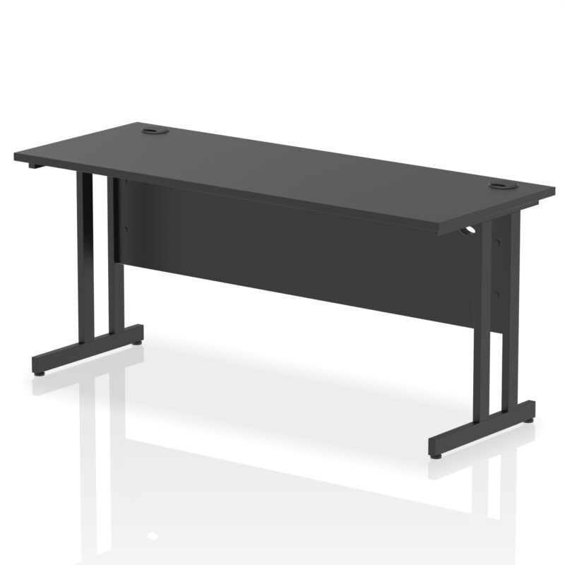 impulse 1600mm slimline desk cantilever leg