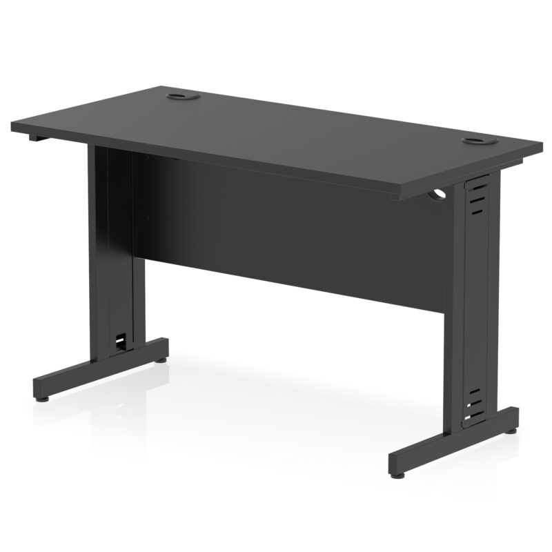 impulse 1200mm slimline desk cable managed leg