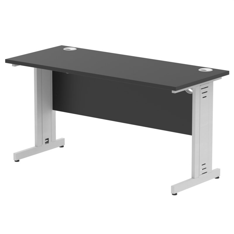 impulse 1400mm slimline desk cable managed leg