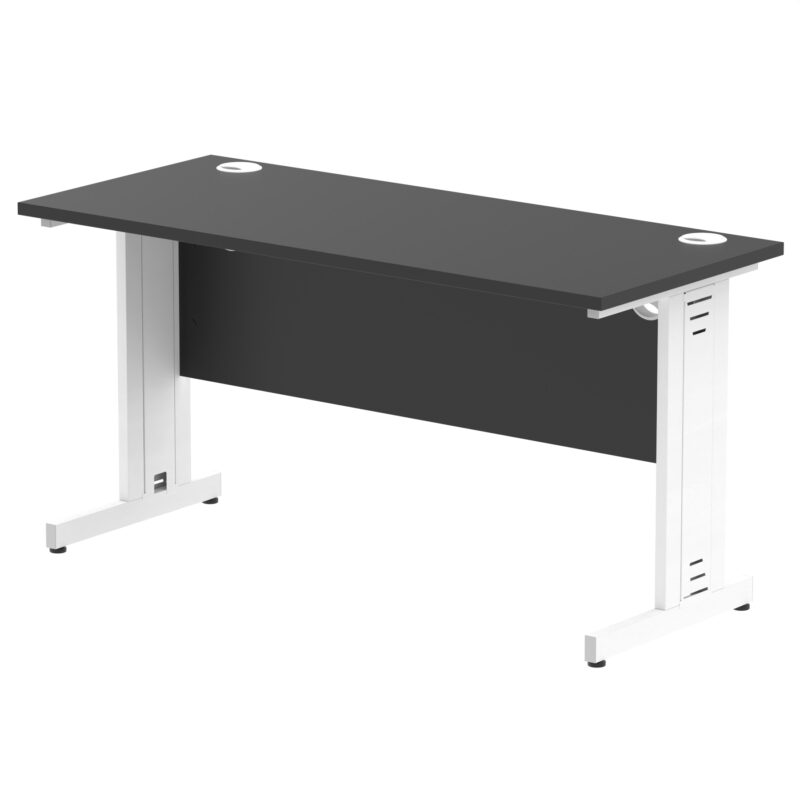 impulse 1400mm slimline desk cable managed leg