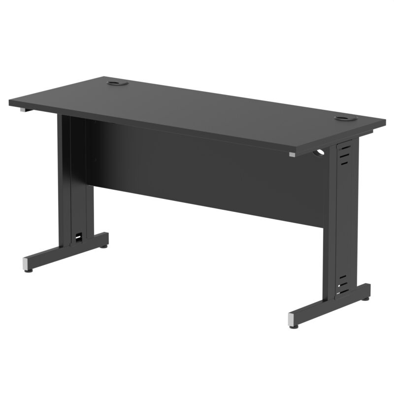 impulse 1400mm slimline desk cable managed leg