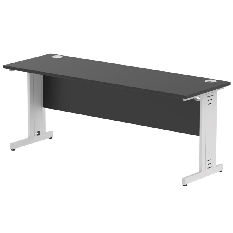 impulse 1800mm slimline desk cable managed leg