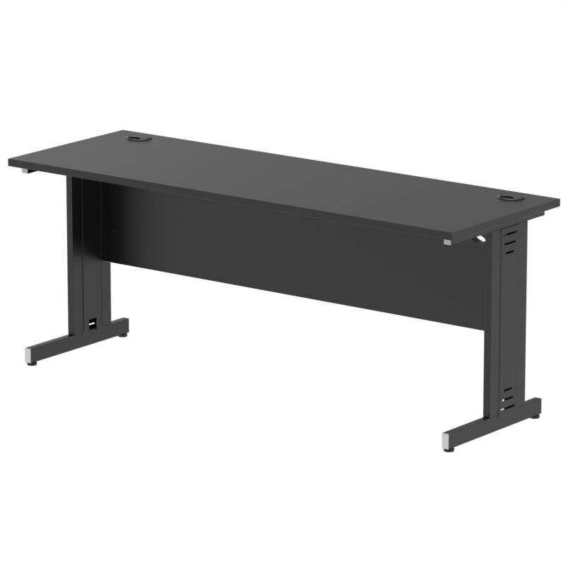 impulse 1800mm slimline desk cable managed leg