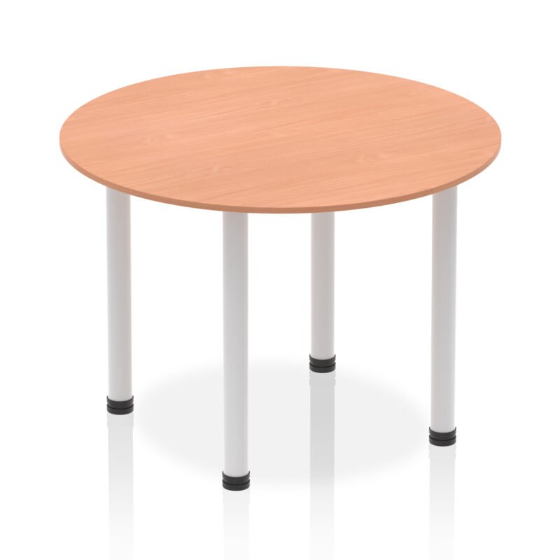 impulse round table with post leg