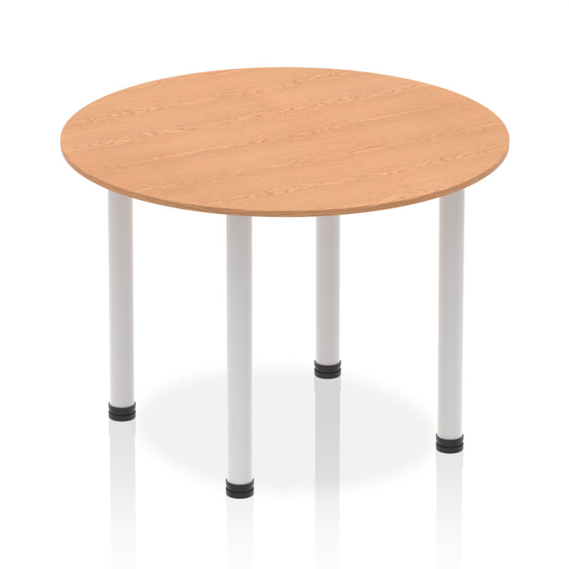 impulse round table with post leg