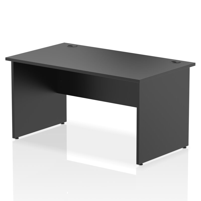 impulse 1400mm straight desk panel end leg