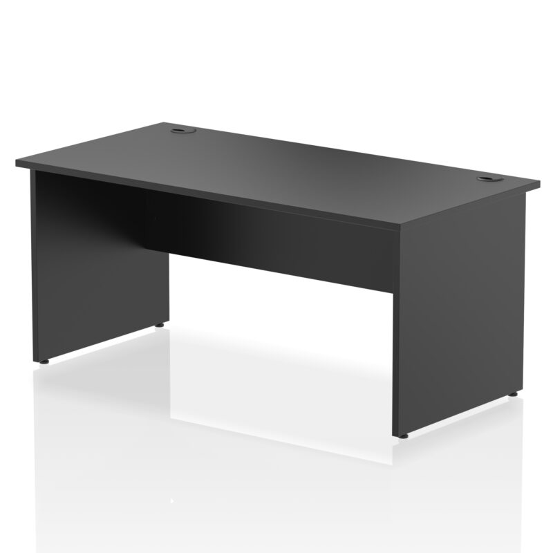 impulse 1600mm straight desk panel end leg