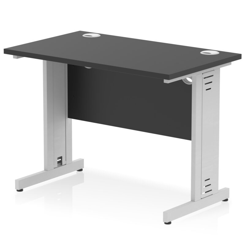 impulse 1000mm slimline desk cable managed leg