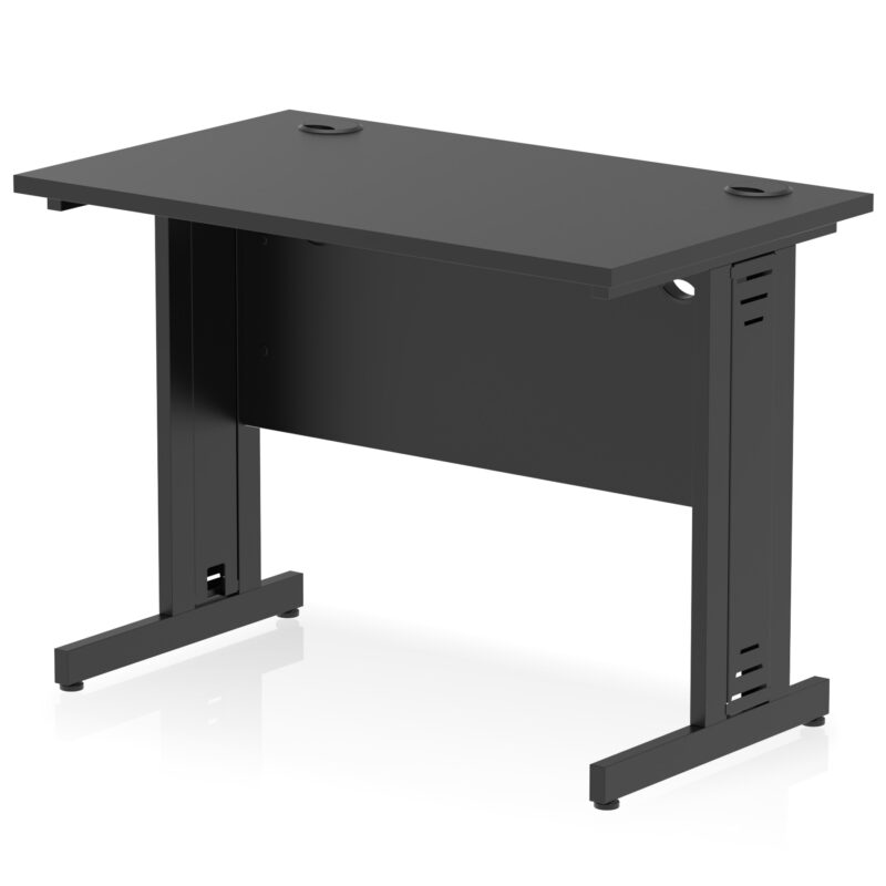 impulse 1000mm slimline desk cable managed leg