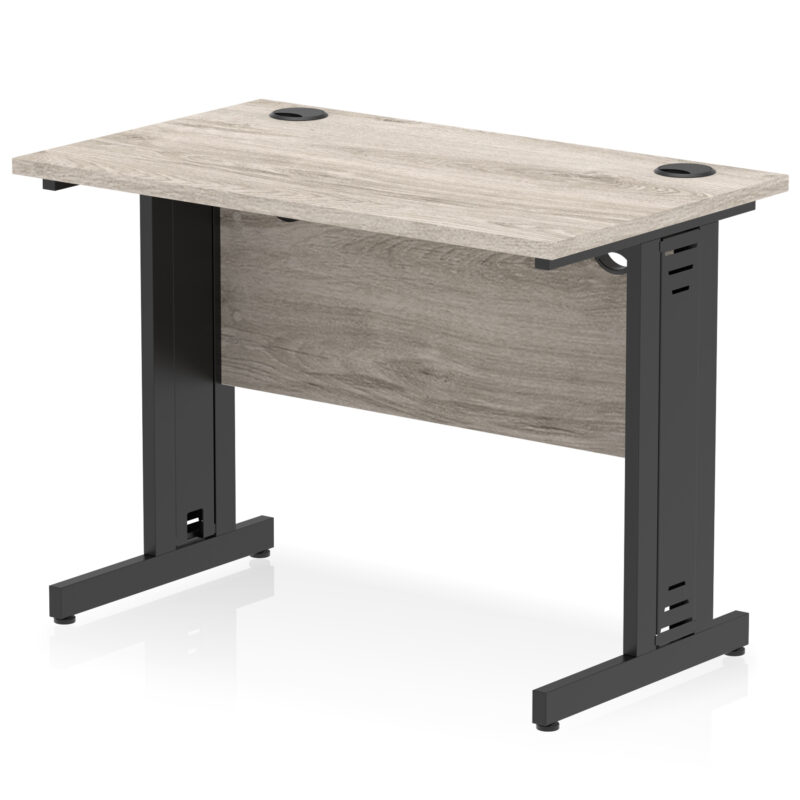 impulse 1000mm slimline desk cable managed leg