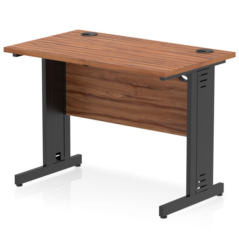 impulse 1000mm slimline desk cable managed leg
