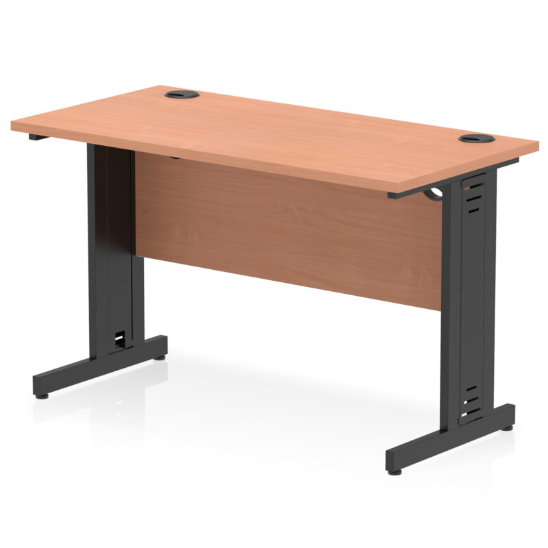 impulse 1200mm slimline desk cable managed leg