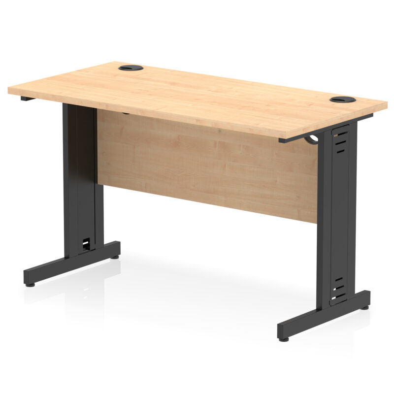 impulse 1200mm slimline desk cable managed leg
